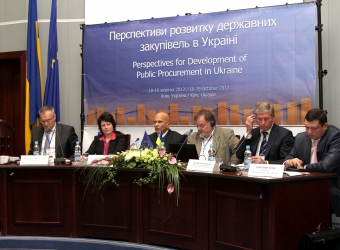 International Conference: “Perspectives for Development of Public Procurement in Ukraine” – Kyiv, October 18-19, 2012