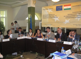 Civil Society Seminar: “The Right to a Fair Trial and Independence of the Judiciary” – Dushanbe, Tajikistan, July 10-11, 2009